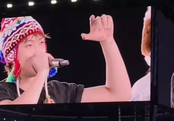 RM de BTS se pronunció durante segundo concierto en Lima sobre incidentes en los exteriores del hotel pro show de drones / Captura RM de BTS se pronunció durante segundo concierto en Lima sobre incidentes en los exteriores del hotel pro show de drones / Captura