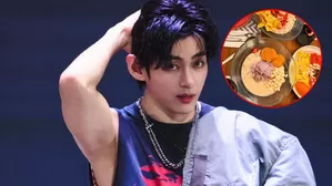 V de BTS confesó que sufrió indigestión por demasiada comida peruana / IG: thv / TikTok: @bodyspirit26
