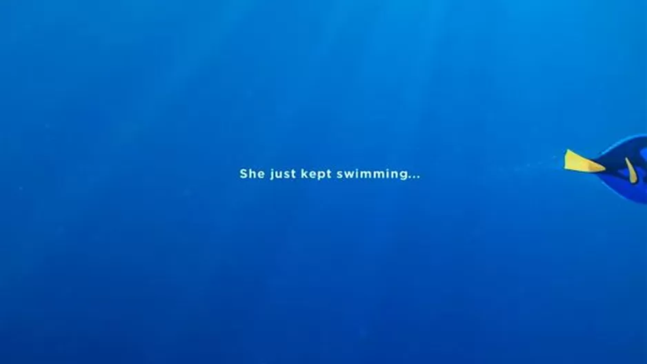 Afiche de 'Buscando a Dory'