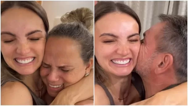 Los padres de Cachaza lloraron al enterarse de su embarazo / IG: carolreali