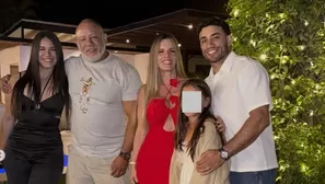 La familia Palao-Baigorria se reunió para pasar las fiestas navideñas. Foto: Instagram