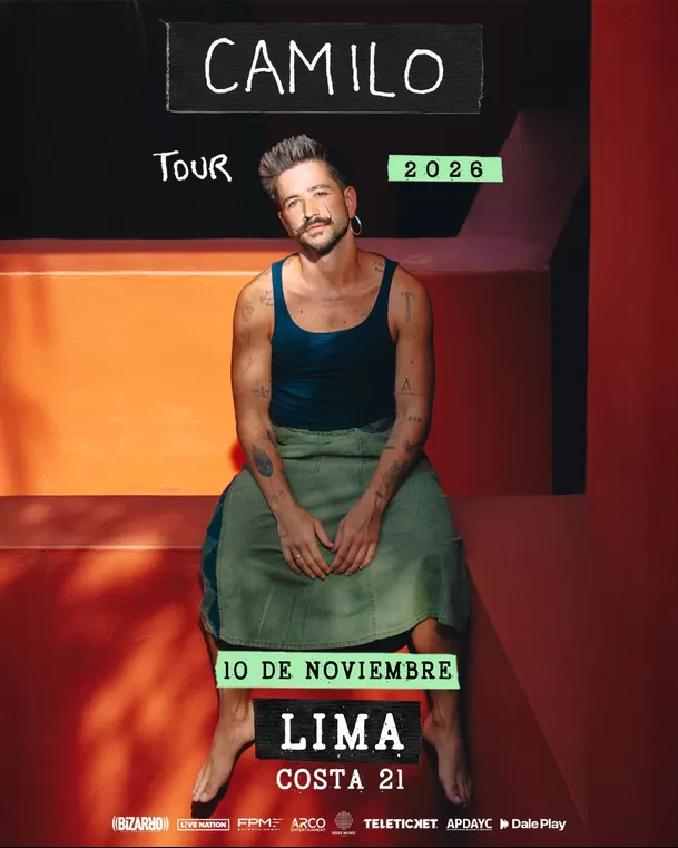 Camilo se presentará en Lima el próximo 10 de noviembre / Instagram