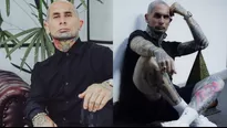 Emanuel Noir vocalista de 'Ke Personajes' fue detenido por la policía por agredir a un sujeto en la calle/Fotos: Instagram/Video: TikTok