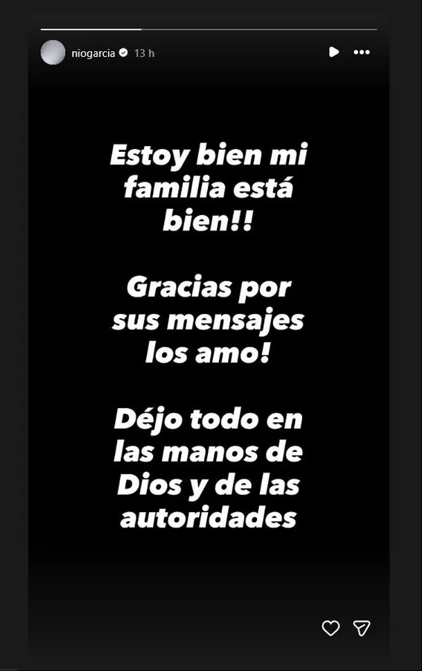 El cantante urbano fue sorprendido por tres sujetos armados que ingresaron a su residencia en Guaynabo. Uno de ellos lo golpeó en la cabeza y los delincuentes se llevaron joyas de oro y diamantes. Foto: IG @niogarcia