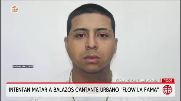 Cantante Flow La Fama es atacado a balazos en el Callao/ América Noticias