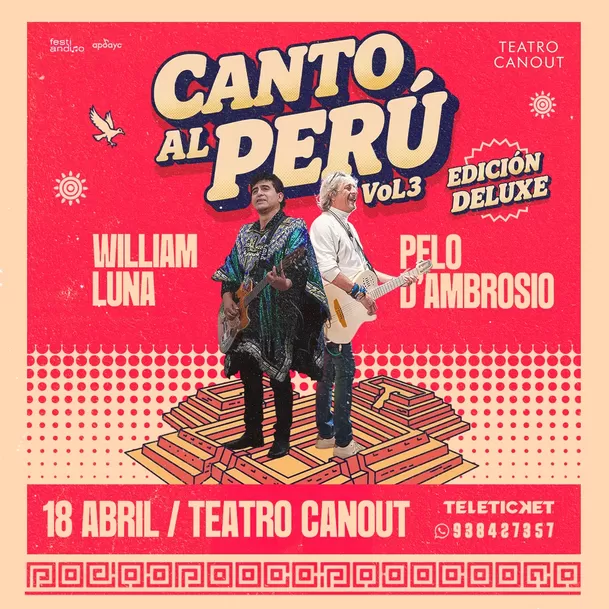 Canto al Perú vuelve con Luna y D’Ambrosio en un espectáculo andino lleno de emoción y tradición. Foto: Difusión