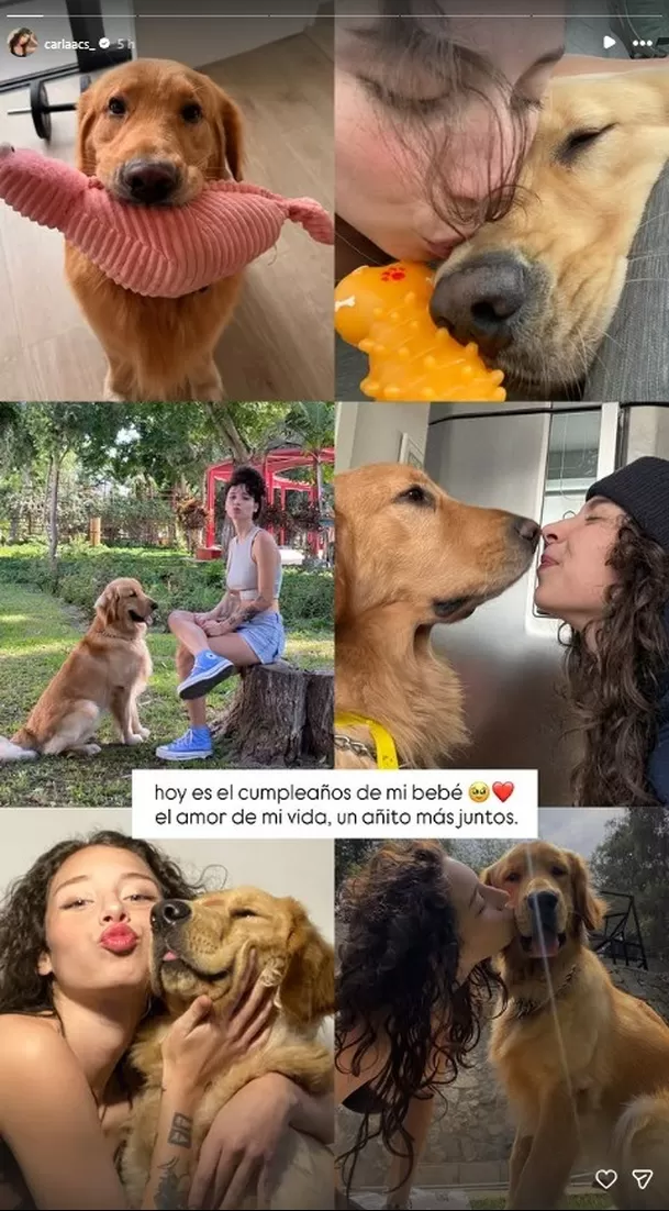 Carla Campos Salazar presentó al “amor de su vida” / IG: carlaacs_ Carla Campos Salazar presentó al “amor de su vida” / IG: carlaacs_