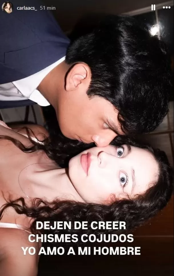 Carla Campos Salazar pidió a sus seguidores que no hagan caso a "chismes" / Instagram Carla Campos Salazar pidió a sus seguidores que no hagan caso a "chismes" / Instagram