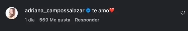 Adriana Campos Salazar reaccionó a la pedida de mano de su hermana. Foto: Instagram Adriana Campos Salazar reaccionó a la pedida de mano de su hermana. Foto: Instagram