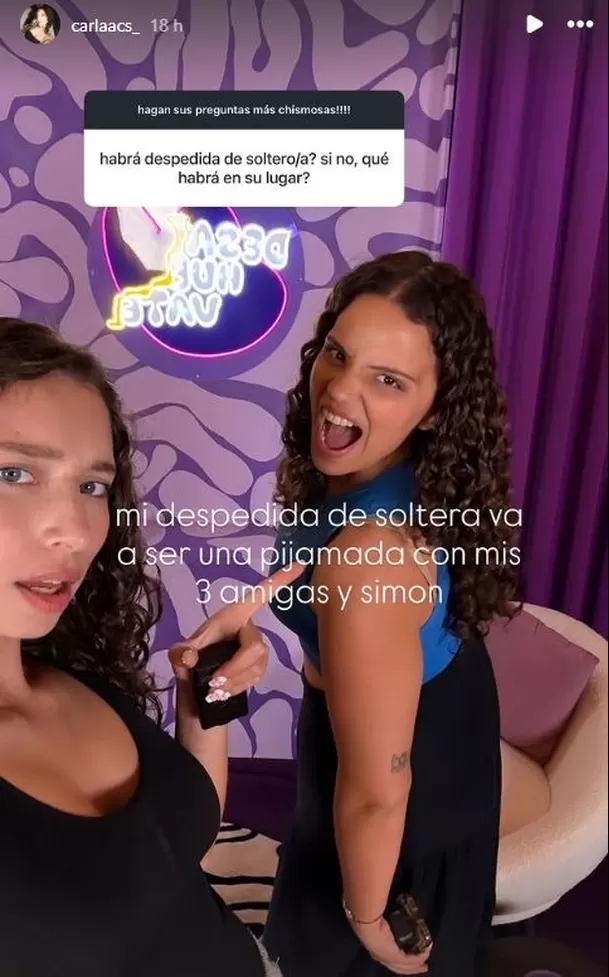 Carla Campos Salazar revela cómo será su despedida de soltera / Instagram