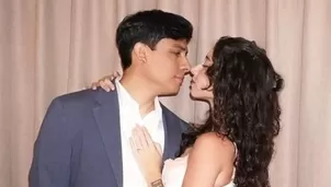 Carla Campos Salazar y Víctor Caballero 'Curwen' se comprometieron en República Dominicana. Foto: Instagram