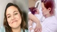 Carla Tello presentó así a su pequeño Mateo