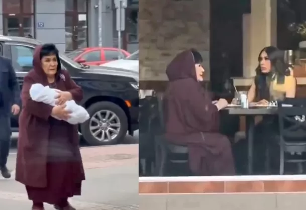 El presunto video de Carmen Salinas con Galilea Montijo en Rusia es viral / @linda.valdez74