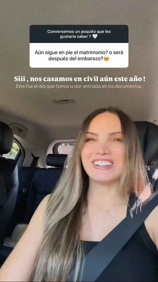 Carol Reali y André Bankoff se casarán este año / IG: @carolreali 
