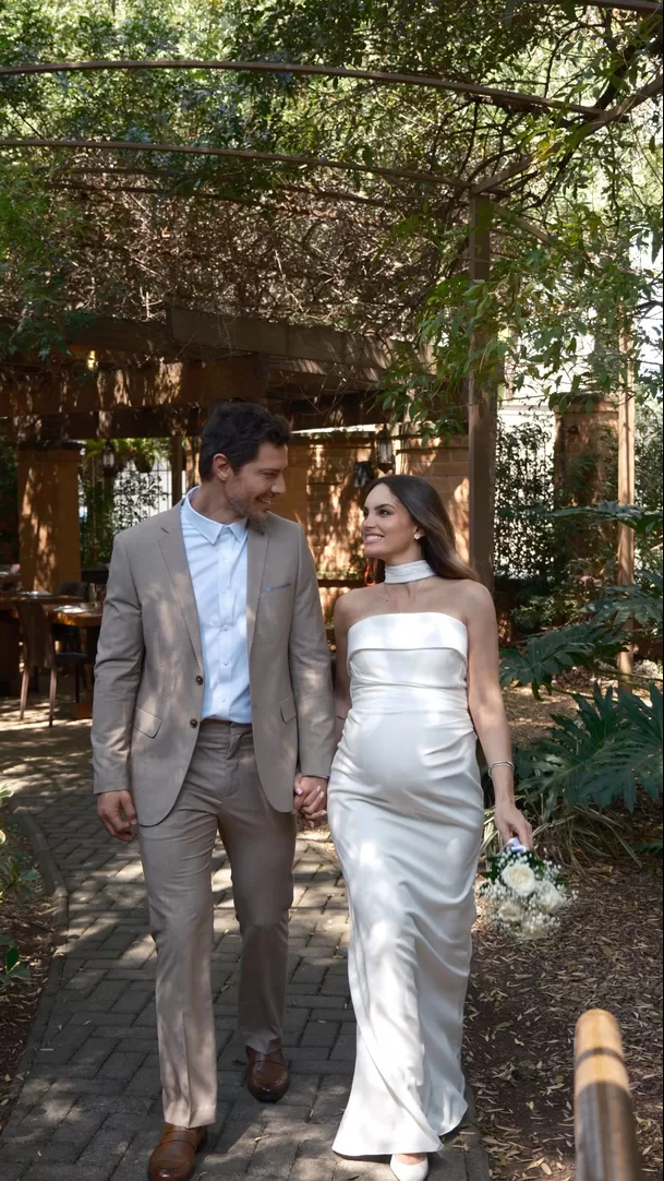 Carol Reali y André Bankoff se casaron en Brasil / IG: @carolreali Carol Reali y André Bankoff se casaron en Brasil / IG: @carolreali