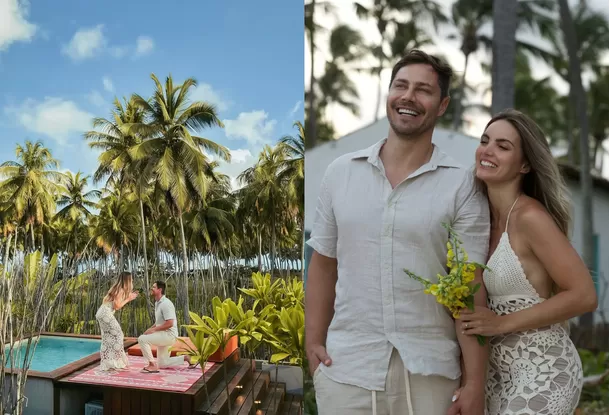 Carol Reali y André Bankoff se comprometieron en septiembre de 2025 / IG: @carolreali
