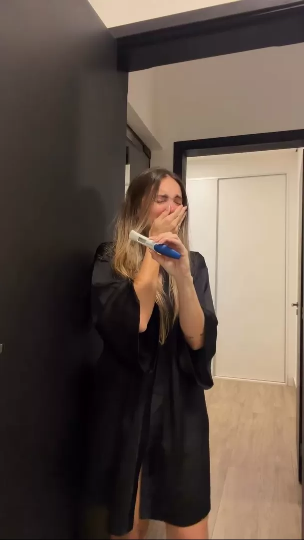 El llanto de felicidad de Carol Reali al enterarse que está embarazada / IG: @carolreali