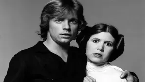 Mark Hamill y Carrie Fisher