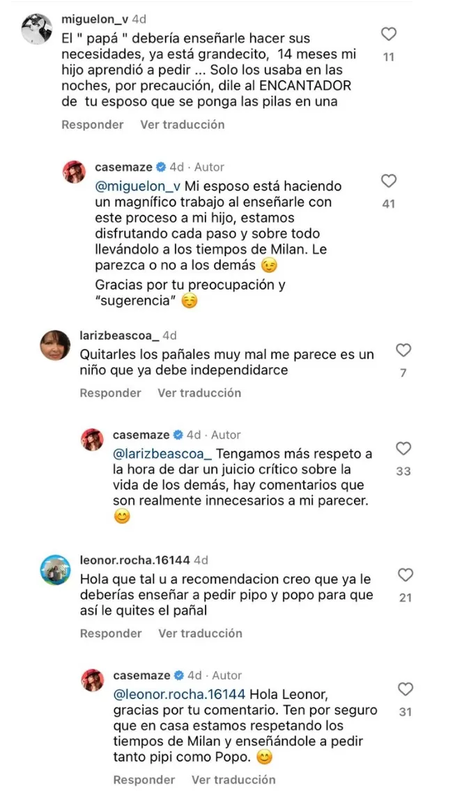 Cassandra respondió cuestionamientos | Captura: Instagram