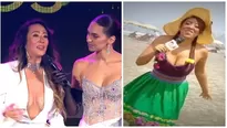 Cathy Sáenz participó de la celebración por el aniversario de Estás en Todas. Fuente: AméricaTV