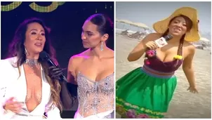 Cathy Sáenz participó de la celebración por el aniversario de Estás en Todas. Fuente: AméricaTV