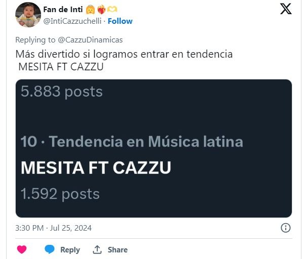 Cazzu es trendencia por su lanzamiento musical tras boda de Nodal 