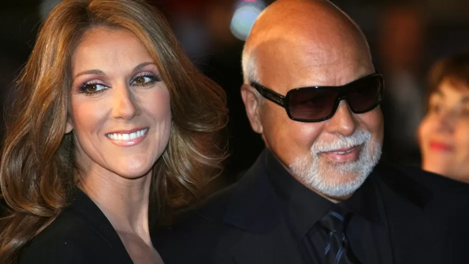 Celine Dion y su esposo René Angélil. (Vía: AFP)