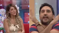 Sheyla Rojas y C&eacute;sar Ritter (Foto: Captura Am&eacute;rica TV)