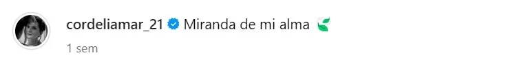 Mensaje de Mónica Sánchez a su hija Miranda/Foto: Instagram 