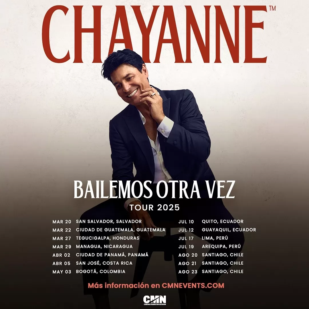 Chayanne vuelve al Perú luego de 6 años/Foto: Instagram