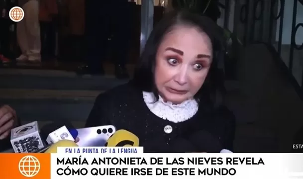 María Antonieta de las Nieves contó que le gustaría irse de este mundo como 'La Chilindrina', pero sus hijos no quieren 