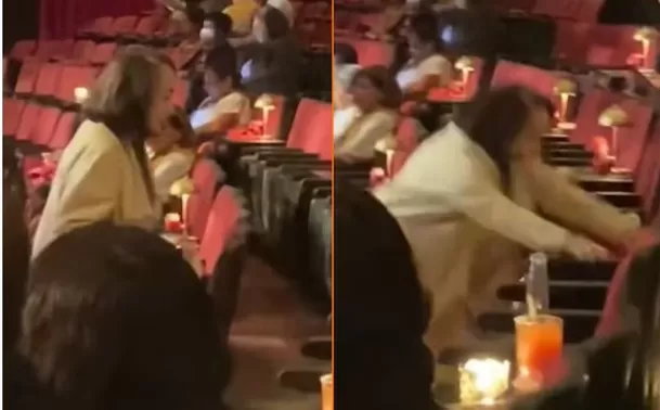 La Chilindrina sufrió aparatosa caída en el teatro / Captura