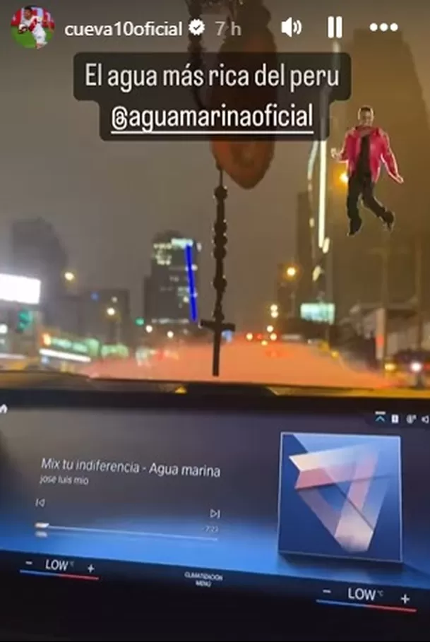 Christian es fan de la cumbia | Captura: Instagram