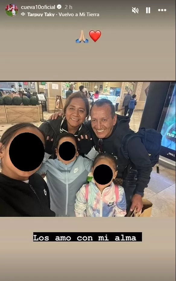 Christian Cueva reapareció en redes sociales con una tierna foto familiar/Foto: Instagram