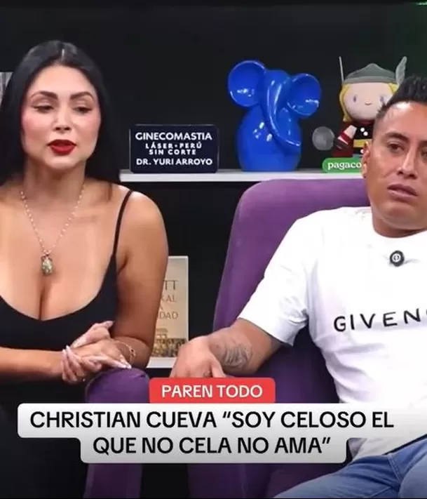 Pamela Franco y Christian Cueva en el 'Tampoco Tampodcast' / Captura