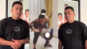 Christian Cueva desea ver a sus hijos por el Día del padre / TikTok: Gabo Mua 