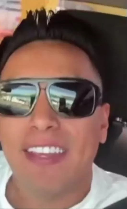 Christian Cueva reapareció en TikTok cantandole a Pamela Franco 'Nos amamos y qué'/Foto: Tiktok