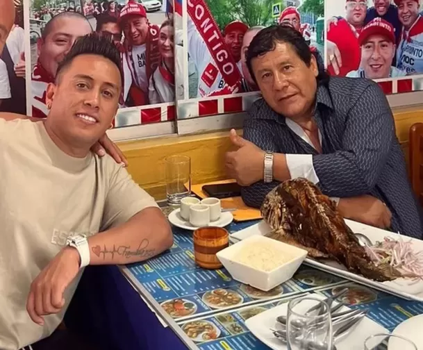 En el 2024, Christian Cueva se reunió con el autor de 'El Cervecero' para llegar a un acuerdo sobre el tema / Instagram