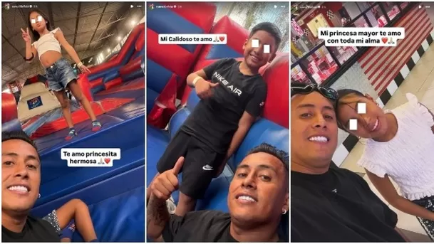 Christian Cueva reapareció junto a sus hijos tras súplica de Pamela López / Instagram