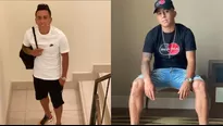 Christian Cueva reapareció de rodillas ante la tumba de su abuelo Jorge Bravo/Fotos: Instagram