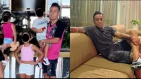 La separación de Christian Cueva y Pamela López no está siendo impedimento para que el futbolista pueda ver a sus hijos/Fotos: Instagram