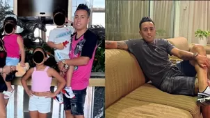 La separación de Christian Cueva y Pamela López no está siendo impedimento para que el futbolista pueda ver a sus hijos/Fotos: Instagram