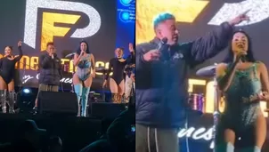 Christian Cueva tuvo custionable actitud con el público que asistió al show de Pamela GFranco/Fotos y video: Instagram