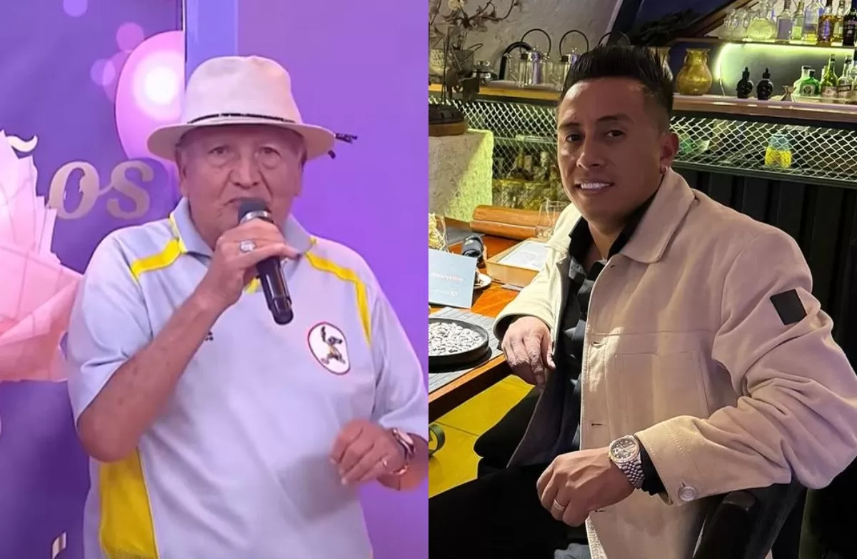 El padre de Pamela Franco, Rolando Franco tendría una amistad o cercanía con el futbolista Christian Cueva/Fotos: América Tv/Instagram