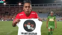 Christian Cueva y su expareja Pamela López. Foto: Liga1 Max