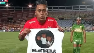 Christian Cueva y su expareja Pamela López. Foto: Liga1 Max