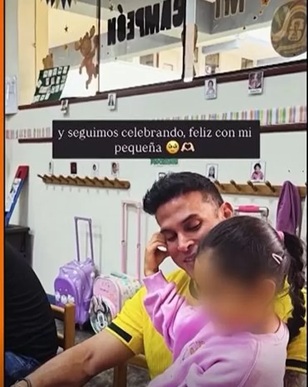Christian Domínguez y su pequeña hija con Pamela Franco / IG: @chrisdominguezof Christian Domínguez y su pequeña hija con Pamela Franco / IG: @chrisdominguezof