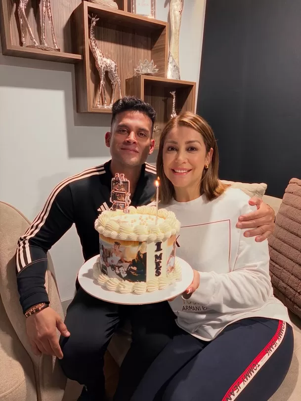 Karla Tarazona sorprendió a Christian Domínguez por su cumpleaños / IG: @latarazona