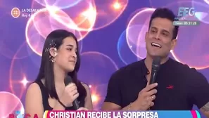 El cantante fue sorprendido por su hija Camila 