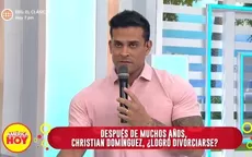 Christian Domínguez contó su verdad acerca del estado actual de su divorcio de Tania Ríos - Noticias de christian-chavez